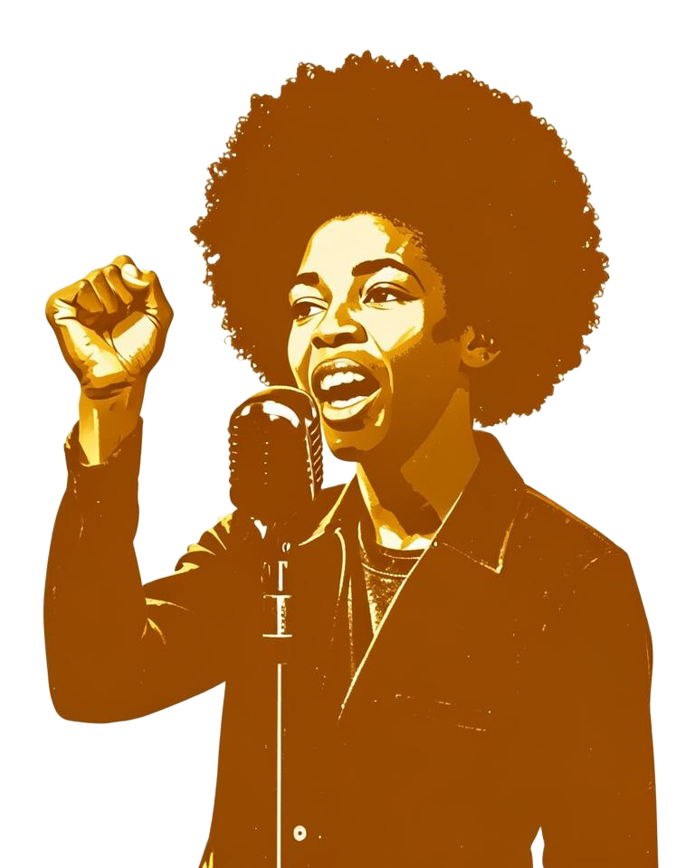 Fred Hampton inspired artwork